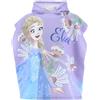 Frozen Disney Elsa Frozen - Poncho Mare / Asciugamano per bambini, asciugatura rapida, ultra morbido, 55x110cm