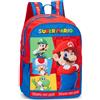 Super Mario Bros Super Mario - Zaino Organizzato per Scuola Elementare