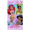 Principesse Disney - Telo Mare / Asciugamano per bambini, asciugatura rapida, ultra morbido, 140cm