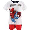 Spiderman Marvel Spider-Man - Completo due pezzi bambino, Maglia con Short, Cotone
