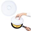 QILZO Piatto Gira Tortillas 29 cm, coperchio ribaltabile asciugamani, volantino tortilla, ideale per tortilla di patate, coperchio per padella/pentola, senza BPA