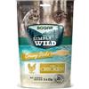 Bogar - Simply Wild - Snack gatti - Cibo per gatti - Integratore alla normale alimentazione - Stick gatto cremoso gusto Pollo - Per i momenti di interazione - 5x15g