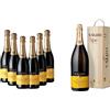 ValdoValdo Marca Oro Valdobbiadene Prosecco Superiore DOCG, 750 ml x 6 & Marca Oro Valdobbiadene Prosecco Superiore D.O.C.G. Jeroboam, con Cassetta di Legno 3 LValdo