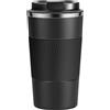 SLOSH Tazza Termica Termos Caffè Thermos Caffe Coffee Mug-to-Go Viaggio Acciaio Inox Senza BPA Isolata prova di perdite per Auto Ufficio per Caffè e Tè (Nero 500ml)