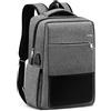 HOMIEE Zaino PC Portatili, Zaino Antifurto Impermeabile con Porta USB, Zaino per Computer Affari da 15.6 Pollici Notebook, Zaino Lavoro Uomo Donna per Casual Scuola Viaggio