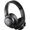 Soundcore by Anker Q20i Cuffie Bluetooth Cancellazione Rumore Attiva Ibrida, Cuffie Bluetooth Wireless Over Ear, 40 Ore ANC, Hi-Res audio, Bassi Potenti, Personalizza con App, Modalità Trasparenza