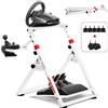 GTPLAYER Supporto per volante per G923 G29 G920 T300RST500RS Volante da gioco con feedback di forza e leva del cambio TH8A V1 - Fanatec Clubsport PS4 - Inclinabile