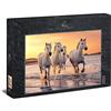 Ulmer Puzzleschmiede - Puzzle cavalli Camargue - Puzzle da 2000 pezzi - Il cavallo bianco in natura in Camargue, Provenza, Francia meridionale