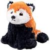 EcoBuddiez - Panda Rosso di Deluxebase. Animali Morbidi di Peluche Piccoli Ricavati da Bottiglie di Plastica Riciclate. Regalo Eco-Friendly Coccoloso per i Bambini e Peluche Giocattolo.