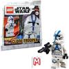 LEGO Star Wars The Clone Wars Minifigure - 501st Legion Clone Trooper with Blaster (75280)