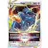 Friki Monkey Carte Pokemon giganti promozionali, carta GX, VMAX, EX, Vstar o V, carta Jumbo taglia XXL, box promozionale, prodotto ufficiale, lingua Inglese (Dialga VSTAR)