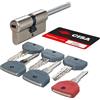 CISA - Cilindro Europeo CISA AsixP8 PRO 10Q31707012SD - Cilindro 30/30 con 5 Chiavi per Serratura Porta Blindata - Protezione Contro Tentativi di Effrazione