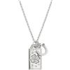 Nomination® - Collana Donna Charm Quadrifoglio, Collezione Talismani in Argento 925 e Avventurina Verde, Incisione La fortuna mi accompagni…, Regolabile 42-47 cm, Elegante, Regalo Donna, Originale