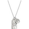 Nomination® - Collana Donna Charm Cuore, Collezione Talismani in Argento 925 e Quarzo Rosa, Incisione Nella mia vita ci sia…, Regolabile 42-47 cm, Elegante, Regalo Donna, Confezione Originale
