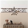 Wallity Hanah Home Dipinto a mano, accessorio decorativo da parete in metallo, 23 x 70 cm, spessore 1,5 mm, finitura antiquazione, pezzo unico per decorazione della casa, accessorio per charm e stile
