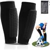 ZAHRVIA Parastinchi Calcio Bambino con Imbottitura a Nido d'Ape, Protezione Antiurto & Design Integrato, Traspirante & Fascia Antiscivolo, Parastinchi professionali antiurto