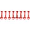 PATIKIL Hardware di Montaggio per Skateboard 1, 8pz Acciaio al Carbonio Viti per Skateboard Bulloni e Dadi a Testa Piatta per Cruiser, Arancione