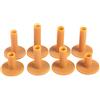 T best 8 Pezzi di Golf Tees Base caffè Tees Resistente Campo Pratica Tee Allenamento Esercizio Palla Titolare 35/42/54/60/65/70/75/80mm per Principianti