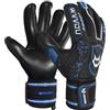 WVVOU Guanti da portiere da calcio per ragazzi e adulti, guanti da portiere Pro Level, guanti da calcio ad alte prestazioni con protezione posteriore Pro-Tek, 4 + 3 mm, Supergrip per i Saves più duri