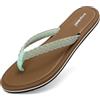 ARRIGO BELLO Infradito Donna Ciabatte Piscina Mare Spiaggia Estive Eleganti Comode Lucido Cinturino Antiscivolo Sandali Taglia 36-41 (Blu B，38)