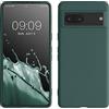 kwmobile Custodia Compatibile con Google Pixel 7 Cover - Back Case per Smartphone in Silicone TPU - Protezione Gommata - verde blu