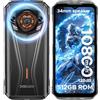 DOOGEE S Punk Pro Rugged Smartphone, 20GB+512GB/2TB, 6.6 FHD, 128dB Altoparlanti, 10800mAh/33W Telefono Indistruttibile, LED Light, Android 14, 512GB ROM, T7280 Octa Core, 50MP AI +16MP, Argento
