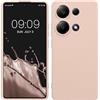 kwmobile Custodia Compatibile con Xiaomi Redmi Note 13 Pro 4G Cover - Back Case per Smartphone in Silicone TPU - Protezione Gommata - coconut swirl