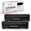 SMARTOMI CF283X 83X Cartucce di Toner Compatibili per HP 83A 83X CF283X CF283A per HP LaserJet Pro M201dw M201n MFP M225dn M225dw M125a M125rnw M125nw M127fn M127fp M127fs M127fw (Nero, 2-Pack)