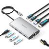RSHTECH Hub USB-C 10Gbps, Adattatore Multiporta USB C 9 in 1 con Adattatore Ethernet 1Gbps, HDMI 4K, 3 Porte USB3.2, 3 Porte USB3.0 e 100W PD, Dock USBC per Laptop Porta Type-C/Thunderbolt, RSH-T09