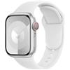 DONEGANI C1 per Cinturino Apple Watch 40mm 44 mm 46mm 42mm 45mm 41mm 38mm 49mm Se Ultra 2 Serie 10 9 8 7 6 5 4 3 Band Bracciale Sport Silicone, Bianco