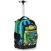Mitama Trolley Scuola Run Maxi MITAREX, Nero, Doppio Scomparto, Tasca Frontale, 2 Tasche Laterali, Scuola Elementare e Tempo Libero, Bambino