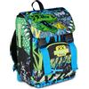 Mitama Zaino Estensibile 4 Zip, MITAREX, Blu, Maxi Capienza, Doppio Scomparto, Schienale Preformato, Bambino, Scuola Elementare