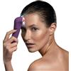FAQ 401: Dispositivo di lifting facciale a doppia microcorrente, massaggiatore viso a LED rosso & blu. Con effetto luce pulsata, gua sha per un lifting viso perfetto.