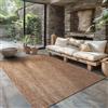 Carpettex Teppich Carpettex Tappeto da Esterno Impermeabile 200x300 (200x290 cm) Marrone - Tappeto Resistente alle Intemperie e Lavabile in Lavatrice - Tappeto per Giardino, Terrazza, Balcone, Campeggio
