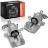 Frankberg 2x Pinza Freno Pinza del Freno Posteriore Sinistra Destra Alluminio Compatibile con O.c.t.a.v.i.a I 1U2 O.c.t.a.v.i.a I Combi 1U5 B.o.r.a 1J2 1J6 Leon 1M1 Replace# 1J0615423A