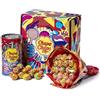 Chupa Chups Gift Box, Confezione Regalo con Flower Bouquet da 19 Lollipop e Mini Latta Salvadanaio da 16, 35 Lecca Lecca Gusti Assortiti alla Frutta