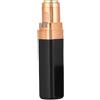 Generic Epilatore per il Viso da Donna, Epilatore a Forma di Rossetto con Luce LED Compatto per Donna, con Luce LED, per Uso su Tutto il Corpo (Nero lucido)