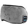Acouto Cuffie per mascherina per occhi addormentati Bluetooth, copertura per ombretto wireless Bluetooth 5.0 Cuffia per musica intelligente per dormire(Grigio)