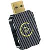 Getdoublerich Adattatore wireless per CarPlay per Android Auto Dongle Car Stereo Converter Box per connettività senza soluzione di continuità (oro)