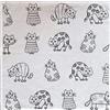 Kracht seit 1810 Kracht, strofinaccio in spugna per cucina, gatto, 50 x 50 cm, 100% cotone