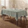 Home Direct Tovaglia in Tessuto Rettangolare, Tovaglia Copritavolo, Verde Salvia, 100 cm X 140 cm,