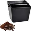 Marjoramy Contenitore per Fondi di caffè, caffè Fondi Caffe Knock Box, Bussola per caffè Espresso, Contenitore per Colino Battifondi caffè, Coffee Knock Box Espresso, Macchine da caffè Accessori