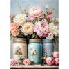 NEWENMO 5D Fioritura Bellissima Diamond Painting per Adulti Principianti,Fiori Squisiti Pittura Diamante Kit Completo,Diamond Art Kit,DIY Diamant Painting,Adatto per Decorazione Domestica,30x40cm