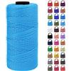 LEREATI Cordino per Borse Uncinetto Filo Macrame 1.5mm x 200m Macrame Corda Macramè Filo Colorata, Cordoncino per Borse a Uncinetto, Fai da Te, Arazzo da Parete (Blu cielo)