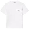 Lacoste T-shirt in cotone con tasca sul petto Bianco, bianco, L