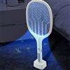AMAPOLAS Racchetta Zanzare Elettrica New Ricaricabile 2in1 Lampada Led Fulmina Insetti