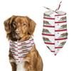 Generic Bandane per cani con bandiera della California Star Bear, sciarpa regolabile per animali domestici di piccola e grande taglia, accessori eleganti e comodi per cani e gatti