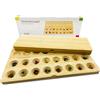 GICO Gioco di pietre Hus Bao Mancala grande in legno con pietre preziose. Il gioco di strategia per grandi e piccini dell'asilo - 7953