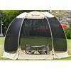 Dortusen Tenda da Spiaggia Portatile,Tenda da Sole per Mare,Parasole Pop Up,Grande per Campeggio e Picnic,Gazebo Pieghevole da Giardino 3x3 M,Mercato Tenda Pop up (Beige, A:3x3m)