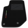 Somer Car Tappetino Auto SOLO LATO GUIDA 1pz compatibile con Opel Corsa F 2019-2025 | 1 tappeto su misura in moquette, bandiera Italia
